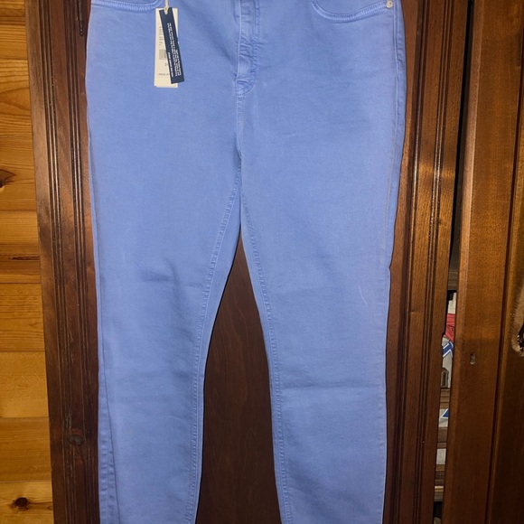 Vineyard Vines High Rise Skinny Jean Beaker Blue Size 31 NWT Originally $178 - Picture 12 of 16